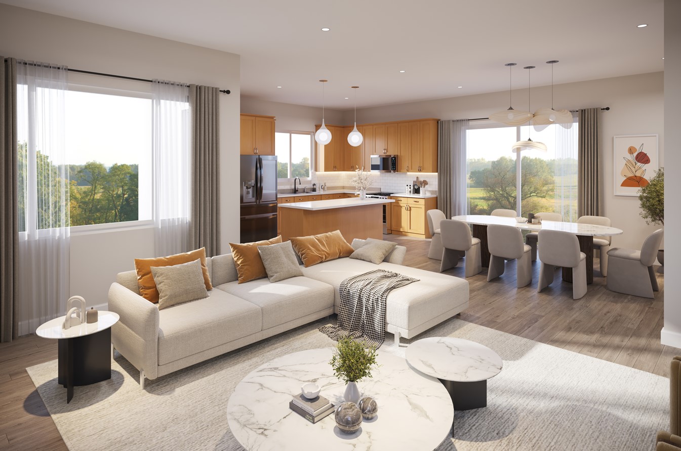 Plan Type 3 hires living room